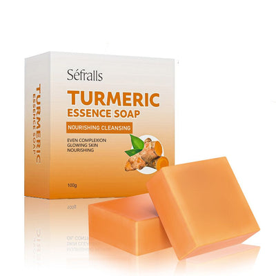 Turmeric Soap Bar for Face & Body Cleanser, Smooth Skin and Moisturizing, All Natural Turmeric Skin Soap, Organic Handmade Ginger Soap – for All Skin Types