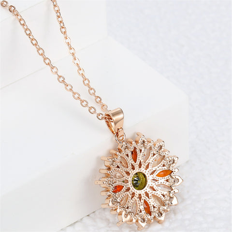 Flower Women's Pendant Necklace